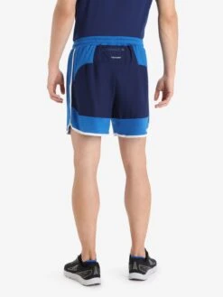Icebreaker Outdoor Regular Sportbroek M ZoneKnit Shorts Heren Blauw / Zwart -Icebreaker b72ef477273a92271cbe76fce08ec08d