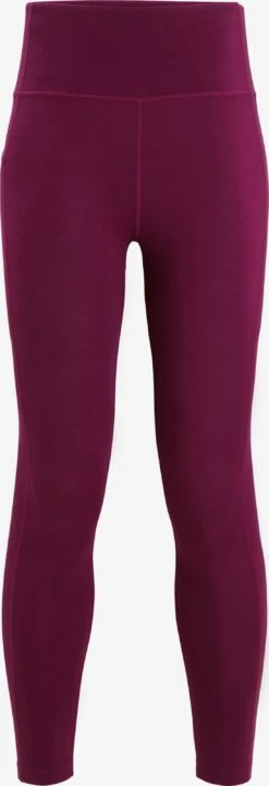 Icebreaker Broeken Skinny Sportbroek Dames Donkerlila