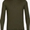 Icebreaker Longsleeves Functioneel Shirt Shearer Heren Olijfgroen