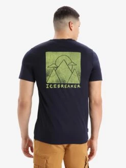 Icebreaker T-shirts Functioneel Shirt Heren Donkerblauw -Icebreaker c0b1c5671b30747e614d131078cf6e92