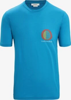 Icebreaker T-shirts Functioneel Shirt Heren Hemelsblauw