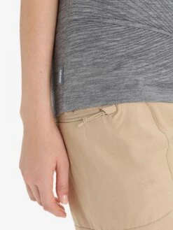 Icebreaker Shirts Functioneel Shirt Dames Grijs Gemêleerd -Icebreaker c1e70cc69f45828cfec4c4b0fbc05505