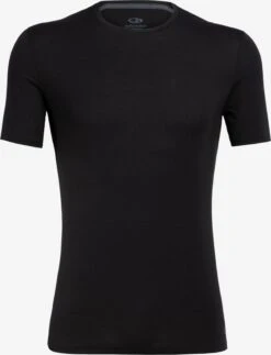 Icebreaker T-shirts Functioneel Shirt Anatomica Heren Zwart