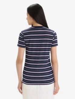 Icebreaker Shirts Functioneel Shirt Wave Dames Blauw -Icebreaker c9cf48d5714307b93ad3b29aed221b10