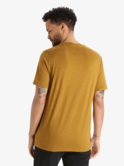 Icebreaker Functionele Shirts Functioneel Shirt Skiing Yeti Heren Bruin -Icebreaker d3171fad16dd858c9cf420669be54126