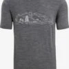 Icebreaker T-shirts Functioneel Shirt Nature Sprint Heren Grijs Gemêleerd -Icebreaker d526555a6a000a116463023ffb97960e