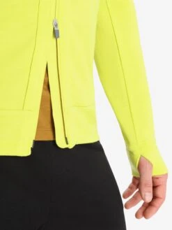 Icebreaker Truien & Sweaters Sportsweatvest M Quantum III Heren Geel -Icebreaker dcde05e137b12368a877ddc6972a6b58