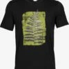 Icebreaker T-shirts Functioneel Shirt Tech Lite II SS Fern Imprint Heren Zwart -Icebreaker e66a27502baf3535b8b5feebe96a520e