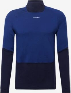 Icebreaker Longsleeves Functioneel Shirt Heren Nachtblauw / Donkerblauw