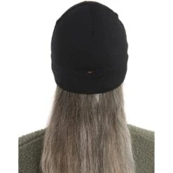 Icebreaker 200 Oasis Beanie - Zwart -Icebreaker icebreaker 200 oasis beanie black model 5 1499345