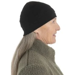 Icebreaker 200 Oasis Beanie - Zwart -Icebreaker icebreaker 200 oasis beanie black model 6 1499346