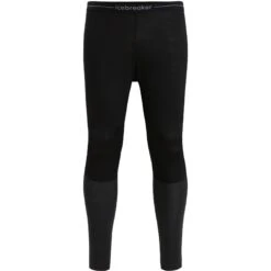 Icebreaker 125 ZoneKnit™ Onderbroek Heren - Zwart/Jet Hthr -Icebreaker icebreaker mens 125 zoneknit leggings black jet hthr 1 1383591