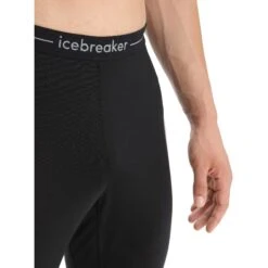 Icebreaker 125 ZoneKnit™ Onderbroek Heren - Zwart/Jet Hthr -Icebreaker icebreaker mens 125 zoneknit leggings black jet hthr 4 1458990