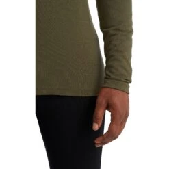 Icebreaker 200 Oasis Crewe Shirt Met Lange Mouwen Heren - Loden -Icebreaker icebreaker mens 200 oasis crewe long sleeve shirt loden 5 1037942