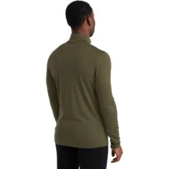 Icebreaker 200 Oasis Half Zip Shirt Met Lange Mouwen Heren - Loden -Icebreaker icebreaker mens 200 oasis half zip long sleeve shirt loden 4 1038998