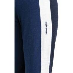 Icebreaker 200 Sonebula Half Zip Shirt Met Lange Mouwen En Capuchon Heren - Midnight Navy/Royal Navy/Snow -Icebreaker icebreaker mens 200 sonebula half zip long sleeve hood shirt midnight navy royal navy snow 4 1555384