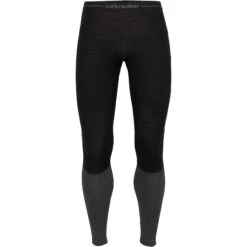Icebreaker 200 ZoneKnit™ Onderbroek Heren - Zwart/Jet Hthr -Icebreaker icebreaker mens 200 zoneknit leggings black jet hthr 1 1265504