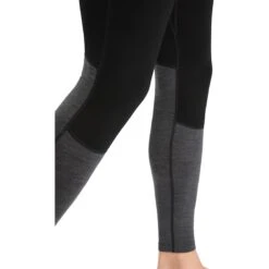 Icebreaker 200 ZoneKnit™ Onderbroek Heren - Zwart/Jet Hthr -Icebreaker icebreaker mens 200 zoneknit leggings black jet hthr 4 1265507
