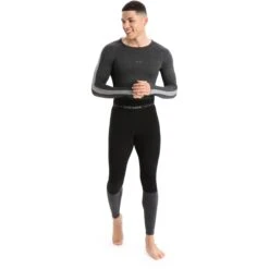 Icebreaker 200 ZoneKnit™ Onderbroek Heren - Zwart/Jet Hthr -Icebreaker icebreaker mens 200 zoneknit leggings black jet hthr 5 1265508