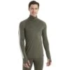 Icebreaker 200 ZoneKnit™ Half Zip Shirt Met Lange Mouwen Heren - Loden/Ether -Icebreaker icebreaker mens 200 zoneknit long sleeve half zip shirt loden ether model 1 1499478