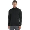 Icebreaker 560 Realfleece™ Elemental II Fleece Jas Heren - Zwart -Icebreaker icebreaker mens 560 realfleece elemental ii long sleeve zip black 1 1555489