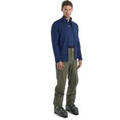 Icebreaker 560 Realfleece™ Elemental II Fleece Jas Heren - Royal Navy -Icebreaker icebreaker mens 560 realfleece elemental ii long sleeve zip royal navy 3 1555481