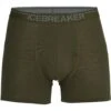 Icebreaker Anatomica Boxershort Heren - Loden -Icebreaker icebreaker mens anatomica boxers loden 1 1037447