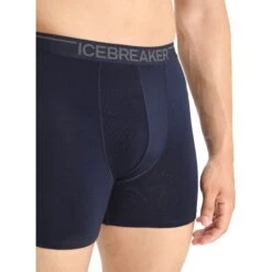 Icebreaker Anatomica Boxershort Heren - Midnight Navy -Icebreaker icebreaker mens anatomica boxers midnight navy 4 1457729