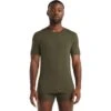 Icebreaker Anatomica Crewe Hemd Met Korte Mouwen Heren - Loden -Icebreaker icebreaker mens anatomica crewe short sleeve shirt loden 2 1038485