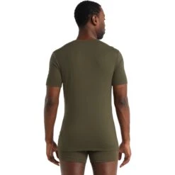 Icebreaker Anatomica Crewe Hemd Met Korte Mouwen Heren - Loden -Icebreaker icebreaker mens anatomica crewe short sleeve shirt loden 4 1038487