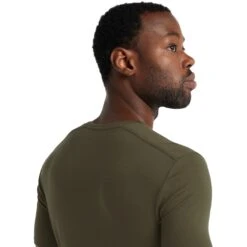 Icebreaker Anatomica Crewe Hemd Met Korte Mouwen Heren - Loden -Icebreaker icebreaker mens anatomica crewe short sleeve shirt loden 5 1038488