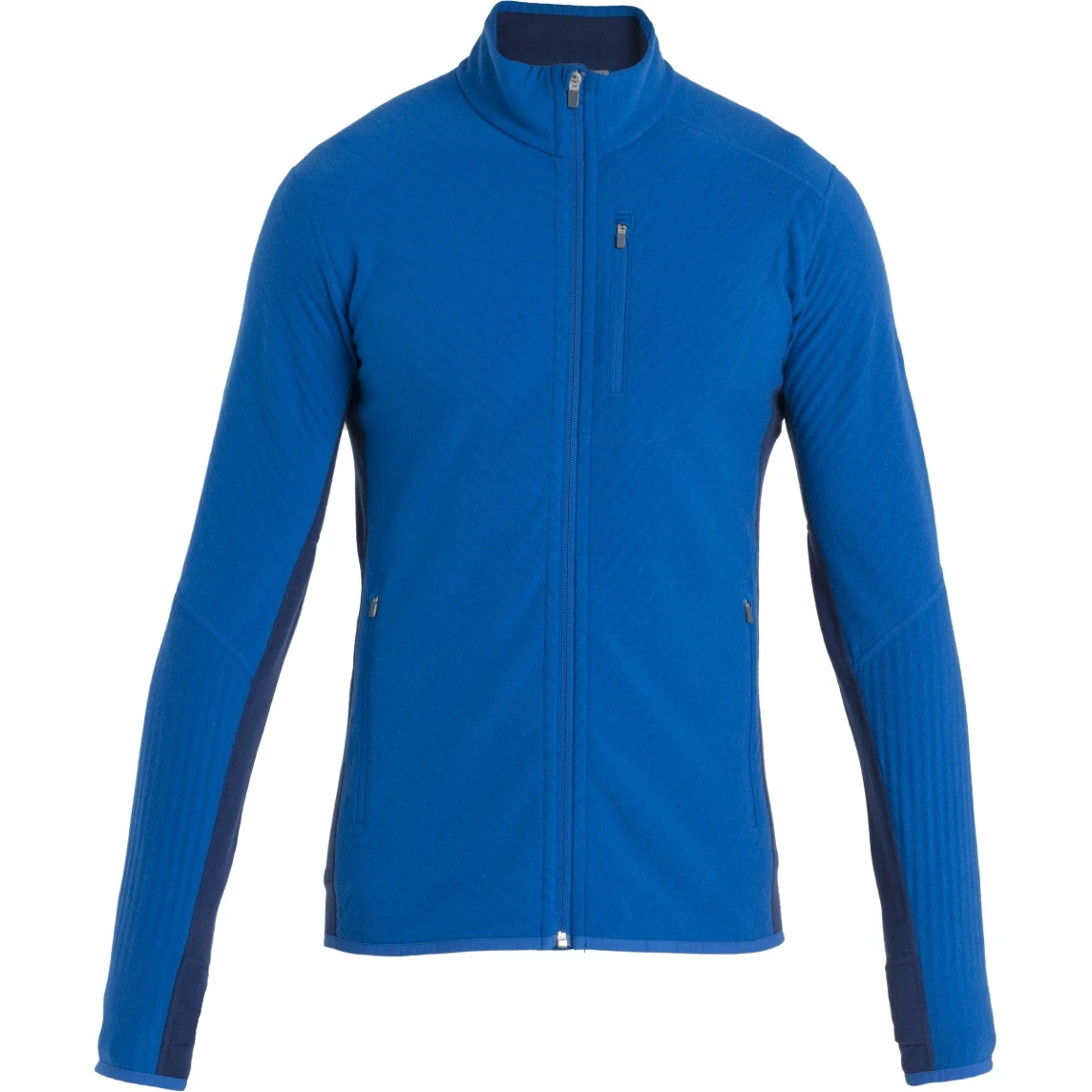 Icebreaker Descender Fleece Jas Heren - Lazurite/Royal Navy 5 Icebreaker Descender Fleece Jas Heren - Lazurite/Royal Navy - Afbeelding 3