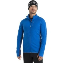 Icebreaker Descender Fleece Jas Heren - Lazurite/Royal Navy