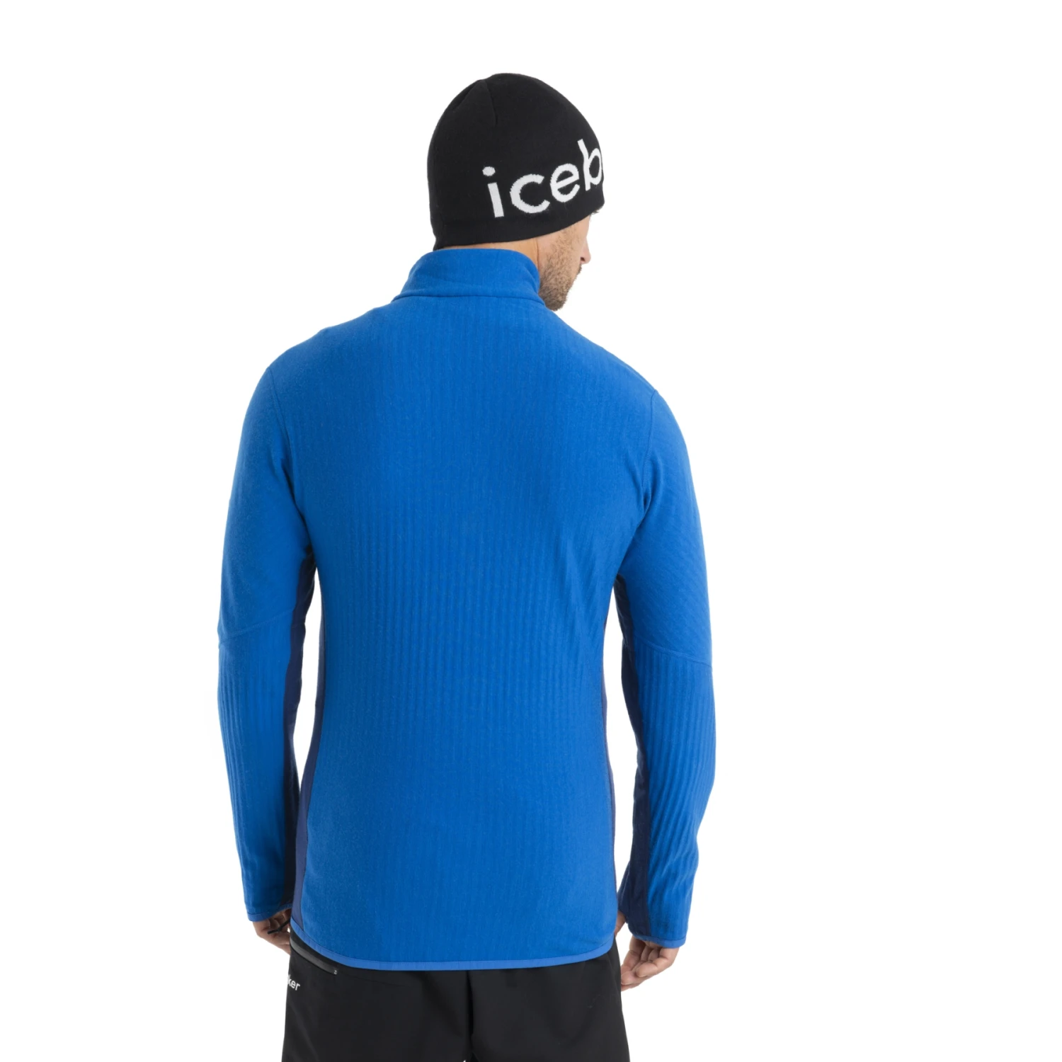 Icebreaker Descender Fleece Jas Heren - Lazurite/Royal Navy 4 Icebreaker Descender Fleece Jas Heren - Lazurite/Royal Navy - Afbeelding 2