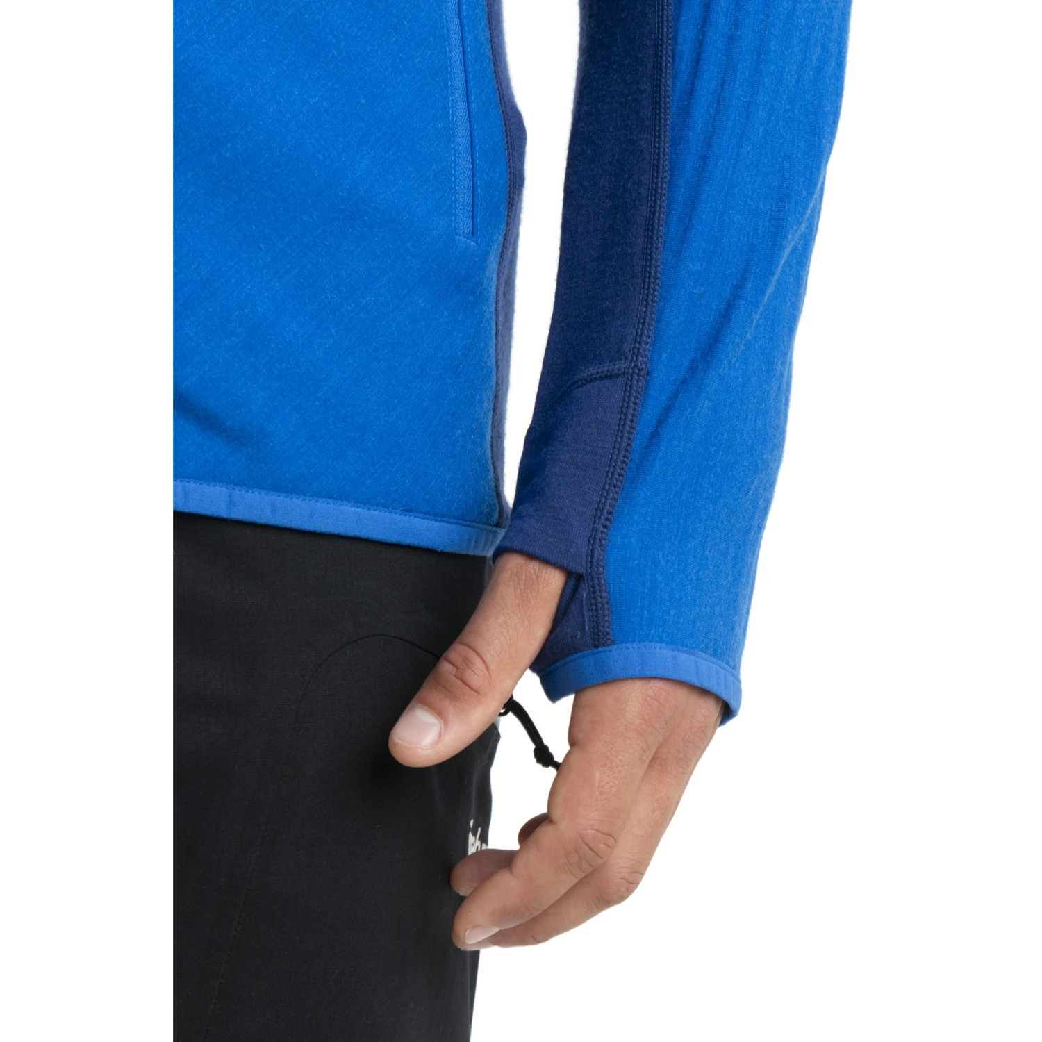 Icebreaker Descender Fleece Jas Heren - Lazurite/Royal Navy 8 Icebreaker Descender Fleece Jas Heren - Lazurite/Royal Navy - Afbeelding 6