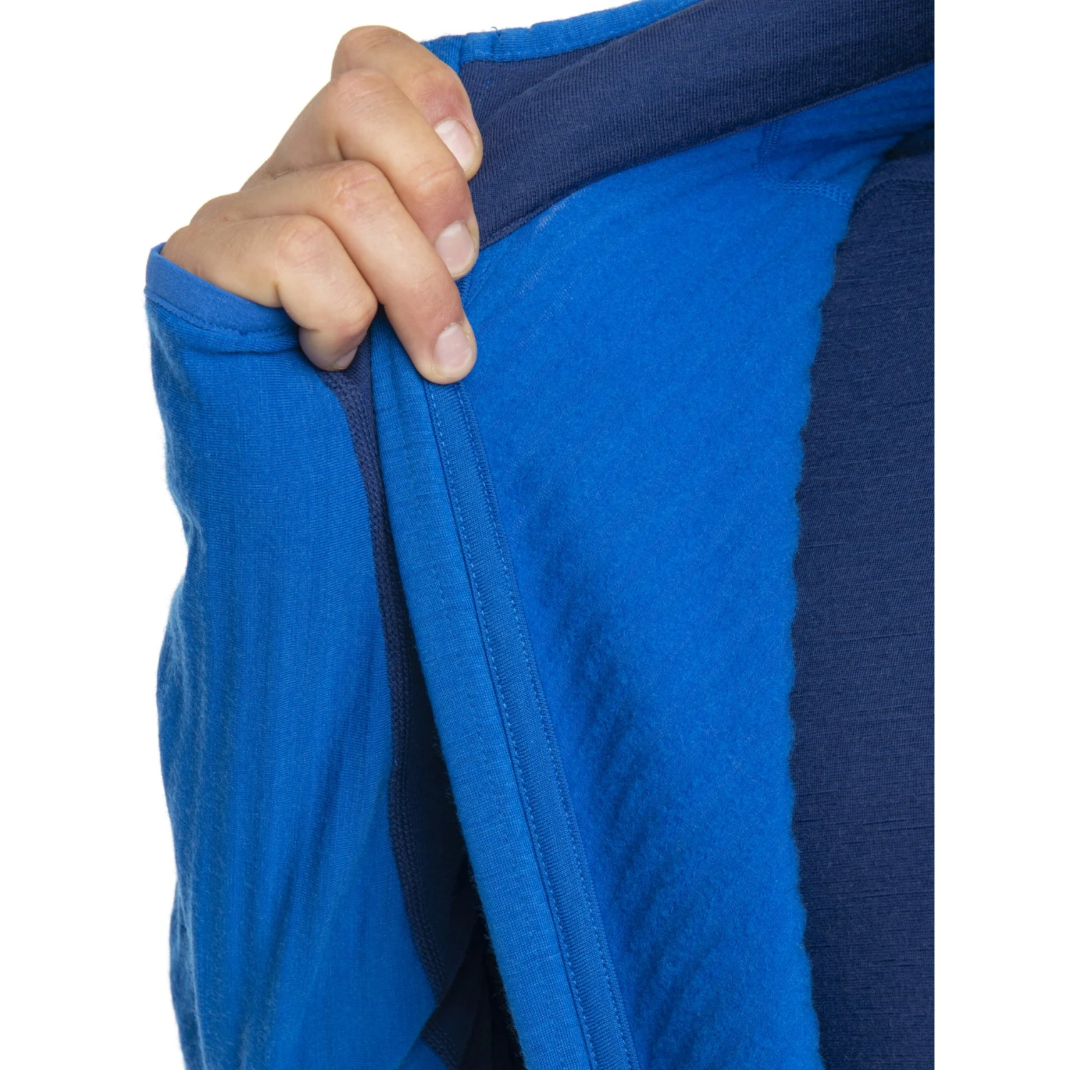 Icebreaker Descender Fleece Jas Heren - Lazurite/Royal Navy 10 Icebreaker Descender Fleece Jas Heren - Lazurite/Royal Navy - Afbeelding 8