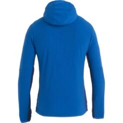 Icebreaker Descender Fleece Jas Met Capuchon Heren - Lazurite/Royal Navy -Icebreaker icebreaker mens descender zip hood long sleeve midlayer lazurite royal navy 2 1486146