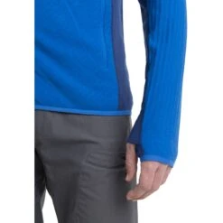 Icebreaker Descender Fleece Jas Met Capuchon Heren - Lazurite/Royal Navy -Icebreaker icebreaker mens descender zip hood long sleeve midlayer lazurite royal navy model 4 1498685