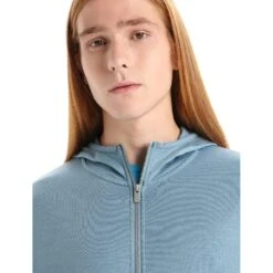 Icebreaker Granary Jas Met Capuchon Heren - Astral Blue -Icebreaker icebreaker mens granary long sleeve zip hoodie astral blue 6 1381611