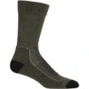Icebreaker Hike+ Light Crew Sokken Heren - Loden/Black/Gritstone Hthr -Icebreaker icebreaker mens hike plus light crew socks loden black gritstone hthr 1 1039932