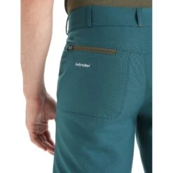 Icebreaker Hike Short Heren - Green Glory -Icebreaker icebreaker mens hike shorts green glory 8 1382613