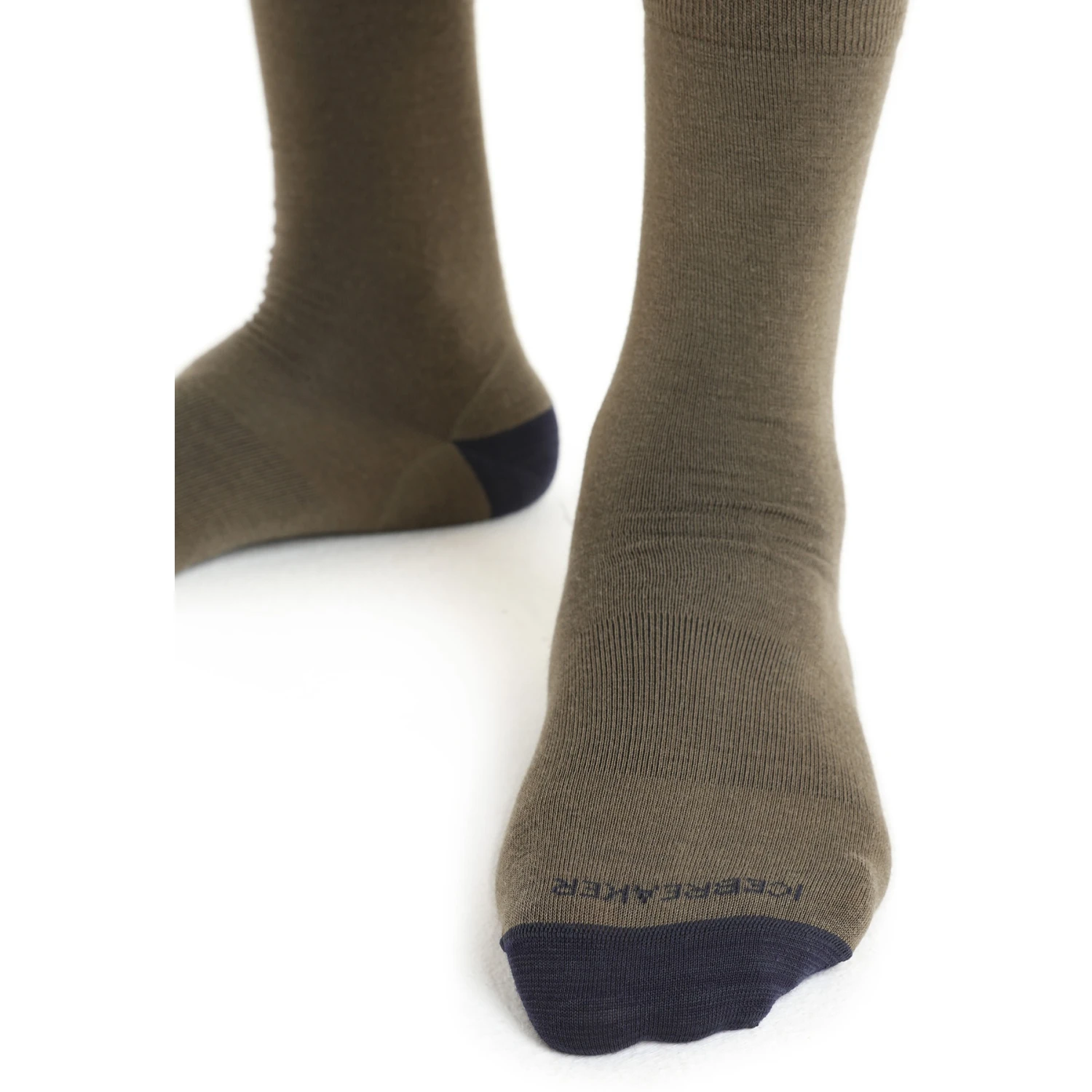 Icebreaker Lifestyle Fine Gauge Crew Sokken Heren - Loden/Midnight Navy 4 Icebreaker Lifestyle Fine Gauge Crew Sokken Heren - Loden/Midnight Navy - Afbeelding 2