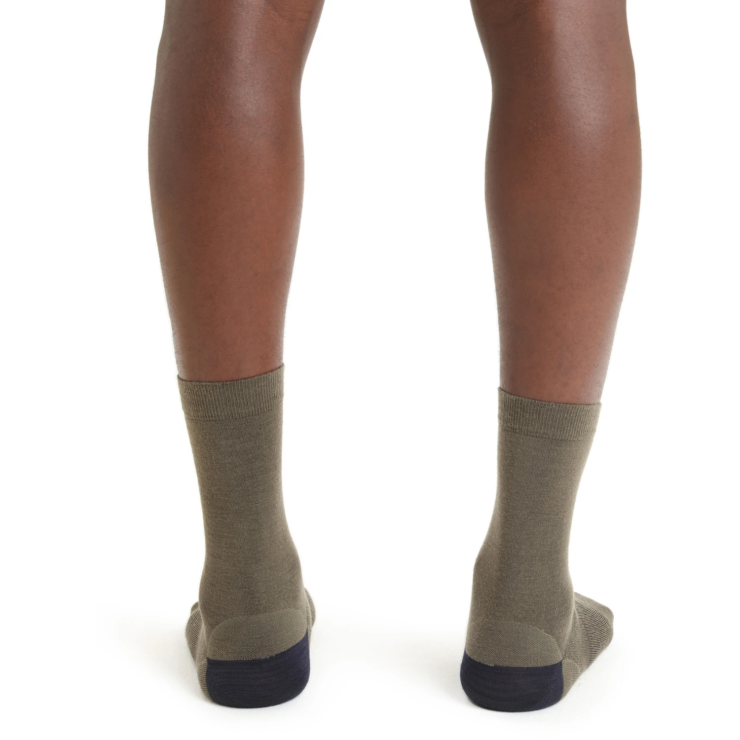 Icebreaker Lifestyle Fine Gauge Crew Sokken Heren - Loden/Midnight Navy 5 Icebreaker Lifestyle Fine Gauge Crew Sokken Heren - Loden/Midnight Navy - Afbeelding 3