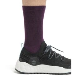Icebreaker Lifestyle Light Crew Sokken Heren - Nightshade/Lazurite -Icebreaker icebreaker mens lifestyle light crew socks nightshade lazurite 3 1552197