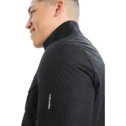 Icebreaker MerinoLoft™ Jas Heren - Zwart -Icebreaker icebreaker mens merinoloft jacket black 6 1263642