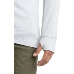 Icebreaker Quantum III Mid Layer Jas Heren - Ether -Icebreaker icebreaker mens quantum iii long sleeve zip midlayer ether model 3 1498871