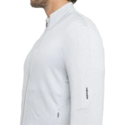 Icebreaker Quantum III Mid Layer Jas Heren - Ether -Icebreaker icebreaker mens quantum iii long sleeve zip midlayer ether model 4 1498872