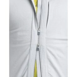 Icebreaker Quantum III Mid Layer Jas Heren - Ether -Icebreaker icebreaker mens quantum iii long sleeve zip midlayer ether model 6 1498874