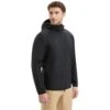Icebreaker Shell+™ Cotton Windbreaker Heren - Zwart -Icebreaker icebreaker mens shell plus cotton windbreaker black 1 1554488