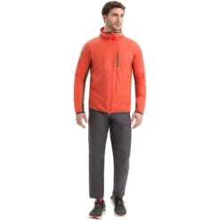 Icebreaker Shell+™ Cotton Windbreaker Heren - Vibrant Earth/Loden -Icebreaker icebreaker mens shell plus cotton windbreaker vibrant earth loden 3 1555165